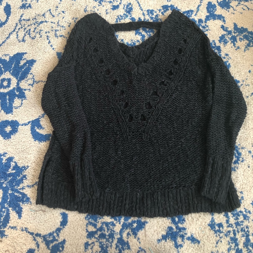 Navy blue Hollister sweater